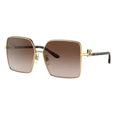 Dolce&Gabbana Woman Sunglass DG2279 - Frame color: Gold, Lens color: Gradient Brown