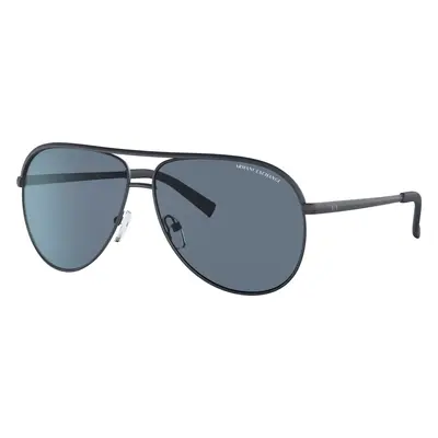 Armani Exchange Unisex Sunglass AX2002 - Frame color: Matte Blue, Lens color: Dark Blue Polariz