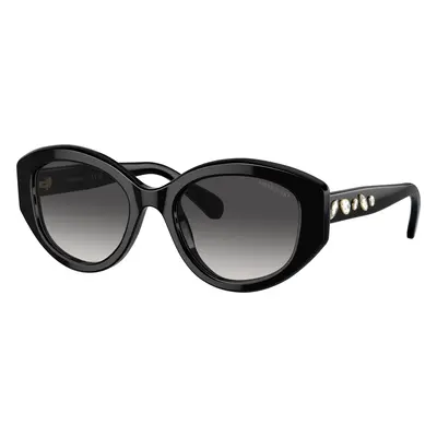 Swarovski Woman Sunglass SK6005 - Frame color: Black, Lens color: Grey Gradient