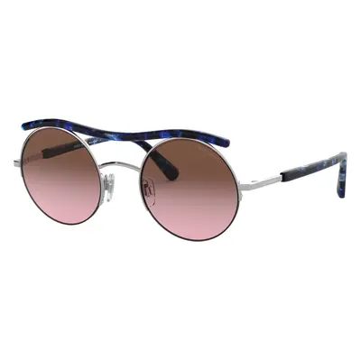 Giorgio Armani Woman Sunglass AR6082 - Frame color: Silver, Lens color: Violet Gradient Brown