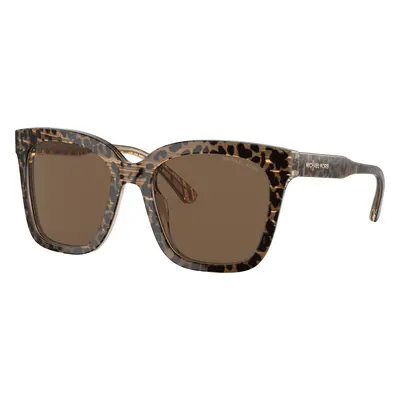 Michael Kors Woman Sunglass MK2163 San Marino - Frame color: Brown, Lens color: Brown Solid