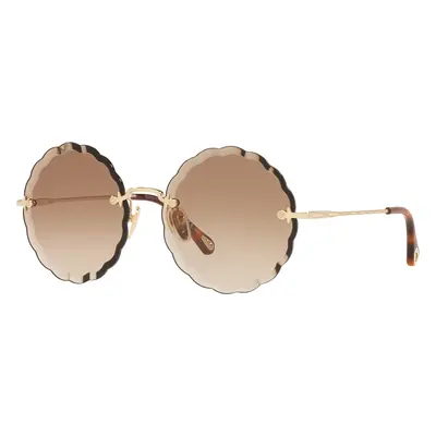 Chloé Unisex Sunglass CH0047S - Frame color: Gold Brown, Lens color: Brown Gradient