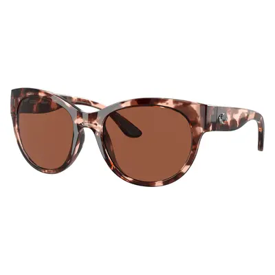 Costa Woman Sunglass 6S9011 Maya - Frame color: Shiny Coral Tortoise, Lens color: Copper