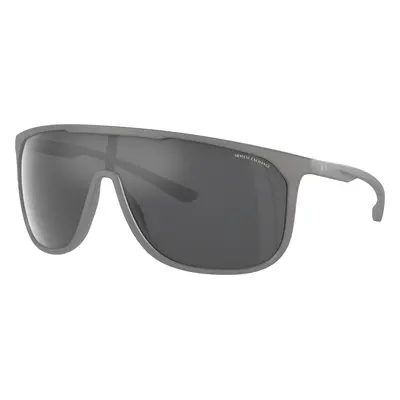 Armani Exchange Man Sunglass AX4137SU - Frame color: Matte Grey, Lens color: Grey Mirror Silver