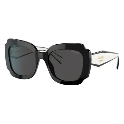 Prada Woman Sunglass PR 16YS - Frame color: Black, Lens color: Dark Grey