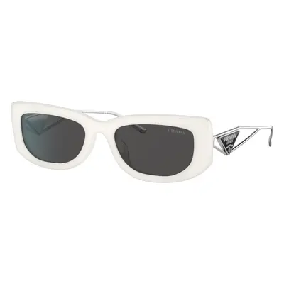 Prada Woman Sunglass PR 14YS - Frame color: Talc, Lens color: Dark Grey