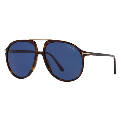 Tom Ford Man Sunglass FT1079 - Frame color: Tortoise Black, Lens color: Blue