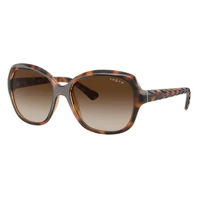 Vogue Eyewear Woman Sunglass VO2871S - Frame color: Striped Dark Havana, Lens color: Brown Grad