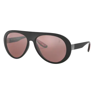 Ray-Ban Man Sunglass RB4310M Scuderia Ferrari Collection - Frame color: Black, Lens color: Silv