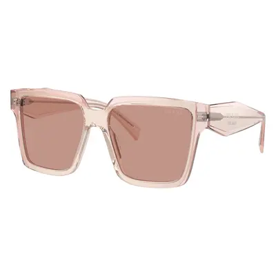 Prada Woman Sunglass PR 24ZS - Frame color: Geranium/Petal Crystal, Lens color: Dark Violet