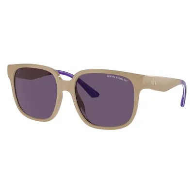 Armani Exchange Woman Sunglass AX4136SU - Frame color: Shiny Tundra, Lens color: Violet