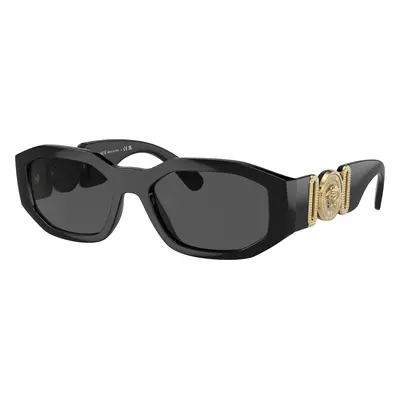 Versace Man Sunglass VE4361 Biggie - Frame color: Black, Lens color: Dark Grey