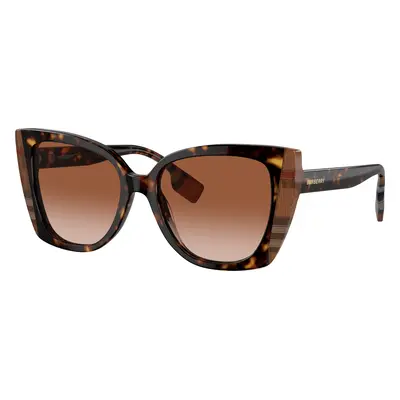 Burberry Woman Sunglass BE4393 Meryl - Frame color: Dark Havana/Check Brown, Lens color: Brown 