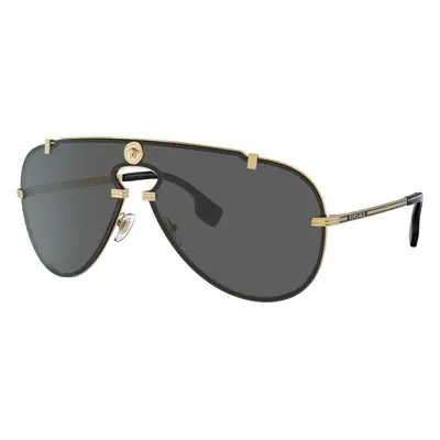 Versace Man Sunglass VE2243 - Frame color: Gold, Lens color: Dark Grey