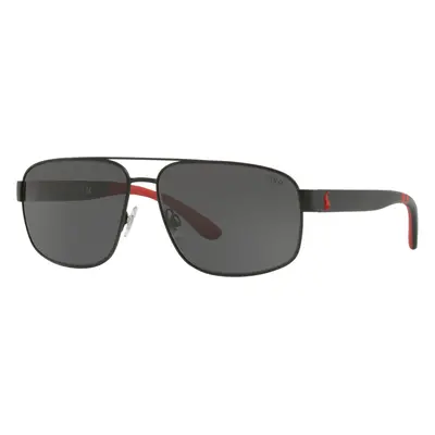 Polo Ralph Lauren Man Sunglass PH3112 - Frame color: Matte Black, Lens color: Grey