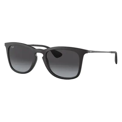 Ray-Ban Unisex Sunglass RB4221 - Frame color: Rubber Black, Lens color: Grey Gradient