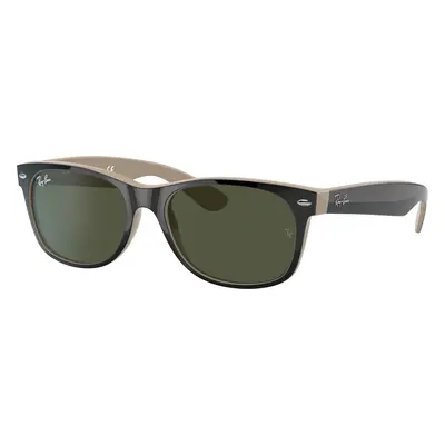 Ray-Ban Unisex Sunglass RB2132 New Wayfarer Color Mix - Frame color: Black, Lens color: G-15 Gr