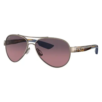 Costa Woman Sunglass 6S4006 Loreto - Frame color: Golden Pearl, Lens color: Rose Gradient