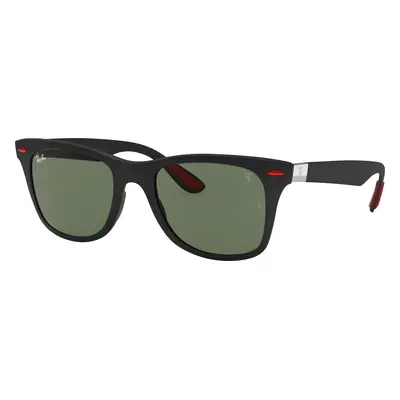 Ray-Ban Man Sunglass RB4195M Scuderia Ferrari Collection - Frame color: Black, Lens color: Gree