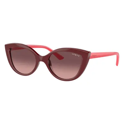 Vogue Eyewear Unisex Sunglass VJ2003 - Frame color: Top Bordeaux, Lens color: Light Pink Gradie