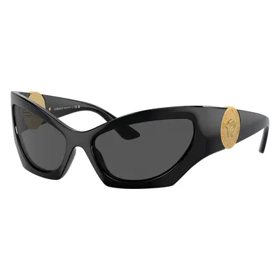 Versace Woman Sunglass VE4450 - Frame color: Black, Lens color: Dark Grey