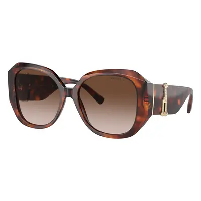 Tiffany & Co. Woman Sunglass TF4207B - Frame color: Havana, Lens color: Brown Gradient