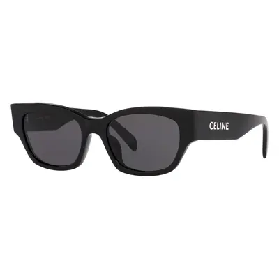 Celine Unisex Sunglass CL40197U - Frame color: Black Shiny, Lens color: Black