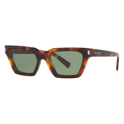 Saint Laurent Woman Sunglass SL 633 - Frame color: Tortoise, Lens color: Green