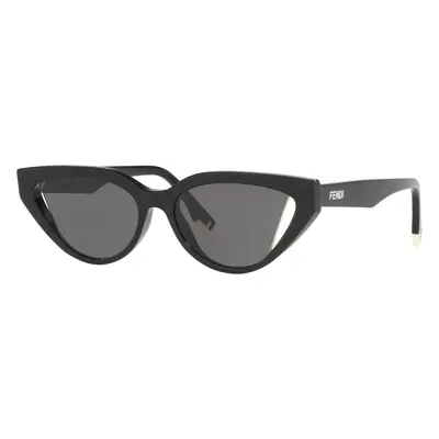 Fendi Woman Sunglass FE40009I - Frame color: Black, Lens color: Grey