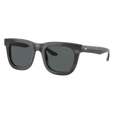 Giorgio Armani Man Sunglass AR8171 - Frame color: Striped Grey, Lens color: Polarized Dark Grey