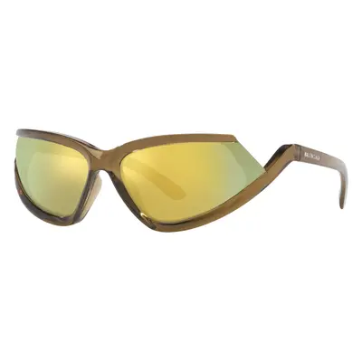 Balenciaga Unisex Sunglass BB0289S - Frame color: Brown, Lens color: Yellow