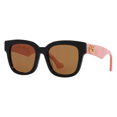 Gucci Woman Sunglass GG0998S - Frame color: Black, Lens color: Brown