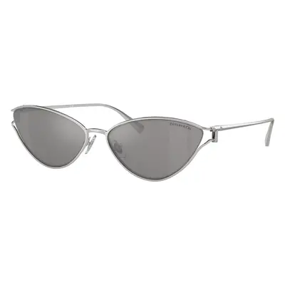 Tiffany & Co. Woman Sunglass TF3095 - Frame color: Silver, Lens color: Light Grey Mirror Silver