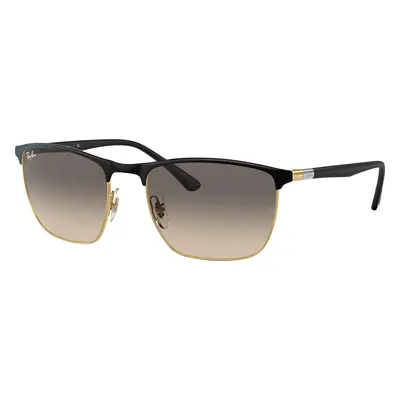 Ray-Ban Unisex Sunglass RB3686 - Frame color: Black On Gold, Lens color: Clear Grey