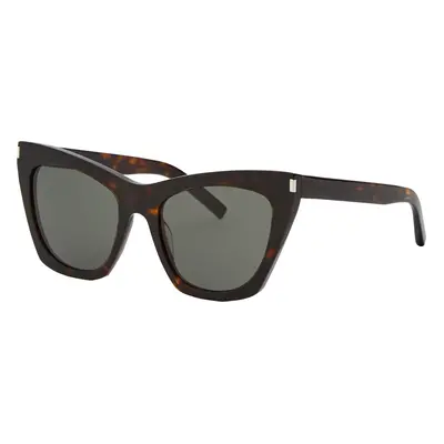 Saint Laurent Woman Sunglass SL 214 Kate - Frame color: Tortoise, Lens color: Grey