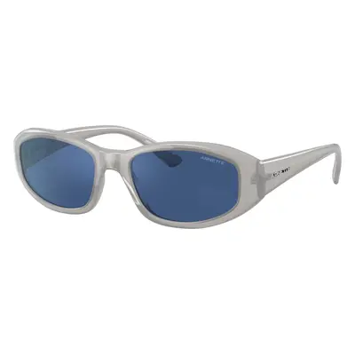 Arnette Unisex Sunglass AN4266 LIZARD - Frame color: Shiny Transparent Grey, Lens color: Dark B