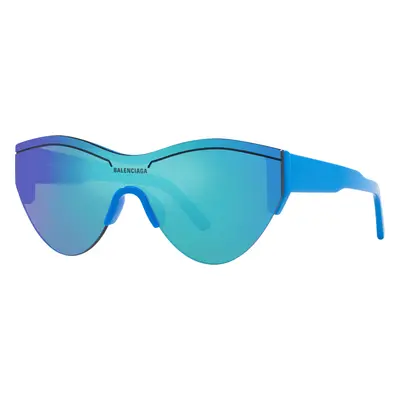 Balenciaga Unisex Sunglass BB0004S - Frame color: Blue Light, Lens color: Blue