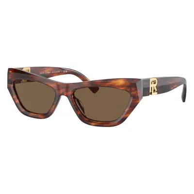 Ralph Lauren Woman Sunglass RL8218U The Kiera - Frame color: Striped Havana, Lens color: Brown