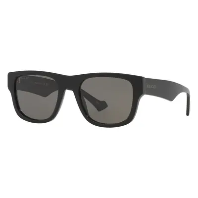 Gucci Man Sunglass GG1427S - Frame color: Black Shiny, Lens color: Grey