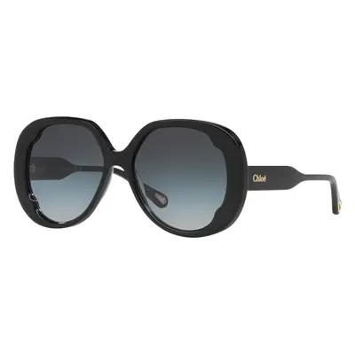 Chloé Woman Sunglass CH0195S - Frame color: Black, Lens color: Grey