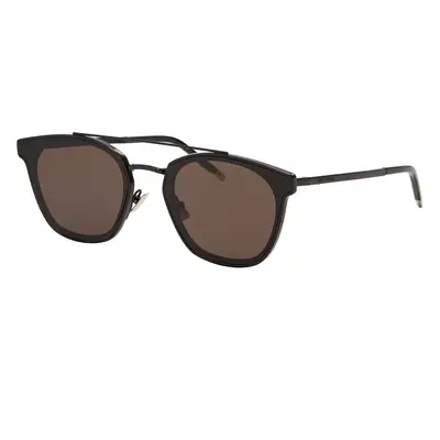 Saint Laurent Unisex Sunglass SL 28 METAL - Frame color: Black Matte, Lens color: Grey