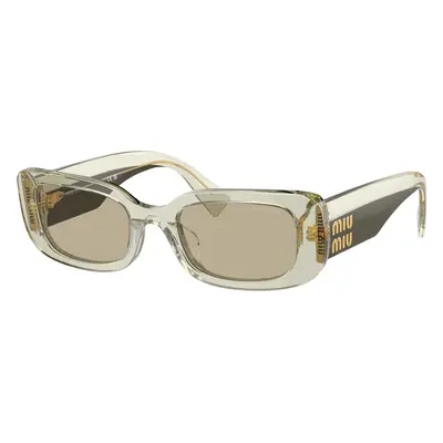 Miu Miu Woman Sunglass MU 08YS - Frame color: Juta, Lens color: Light Brown