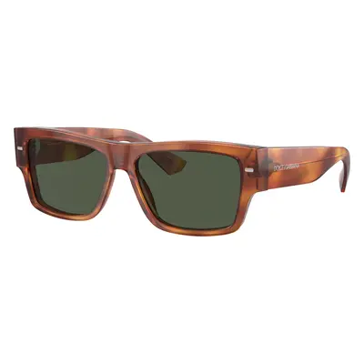 Dolce&Gabbana Man Sunglass DG4451 - Frame color: Ginger Havana, Lens color: Dark Green Polar