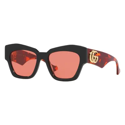 Gucci Woman Sunglass GG1422S - Frame color: Black, Lens color: Orange