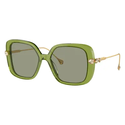 Swarovski Woman Sunglass SK6011 - Frame color: Trasparent Green, Lens color: Green