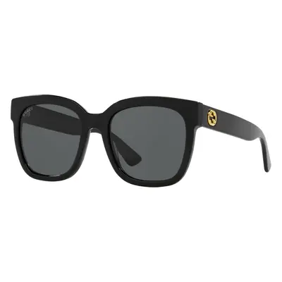 Gucci Woman Sunglass GG0034SN - Frame color: Black, Lens color: Black