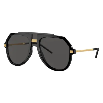 Dolce&Gabbana Man Sunglass DG6195 - Frame color: Black, Lens color: Dark Grey