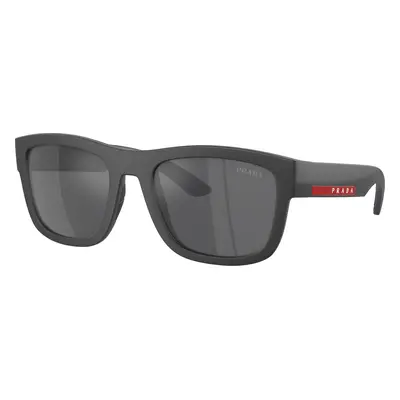 Prada Linea Rossa Man Sunglass PS 01ZS - Frame color: Matte Grey Metal, Lens color: Grey Mirror