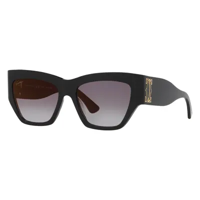 Cartier Woman Sunglass CT0435S - Frame color: Black, Lens color: Grey