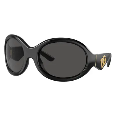 Dolce&Gabbana Woman Sunglass DG6201 - Frame color: Black, Lens color: Dark Grey